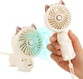 QearFun Handheld Lanyard Fan Portable, Mini Hand Held Fan by QearFun