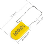 100PCS Plastic Padlock Security Seals Metal Wire Padlocks Electric Meter Seal - Image 3
