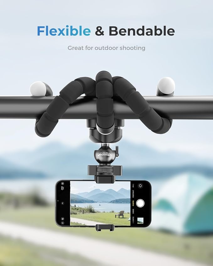 UBeesize Phone Tripod Pro S, Premium Flexible Phone Tripod - Image 4