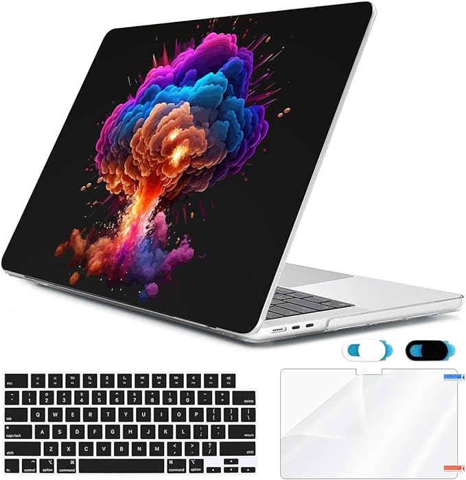 Compatible with MacBook Air 13 inch Case 2025 2024-2022 M4 A3240 M3 A3113 M2 by HOHAIYOO