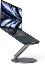 LULULOOK Laptop Stand for Desk 2025, 360 Rotating Adjustable Laptop Riser by LULULOOK