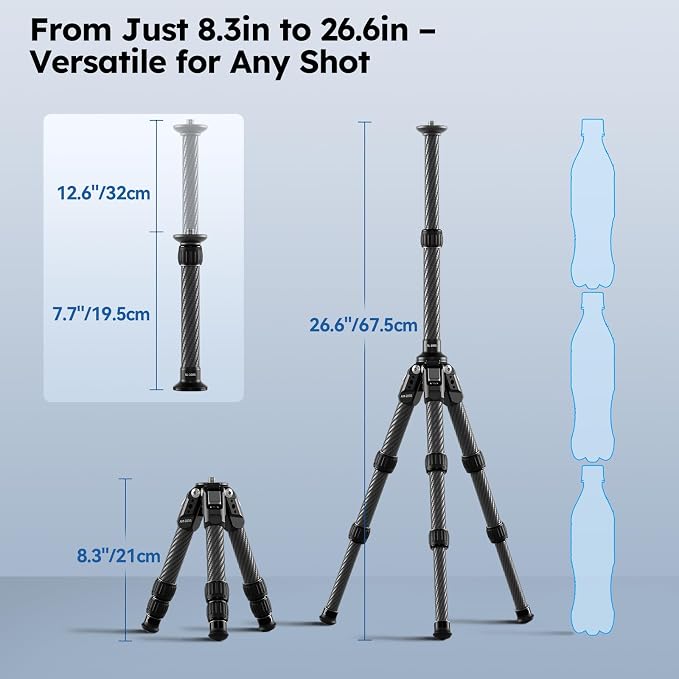 SIRUI Mini Carbon Fiber Tripod - Image 4