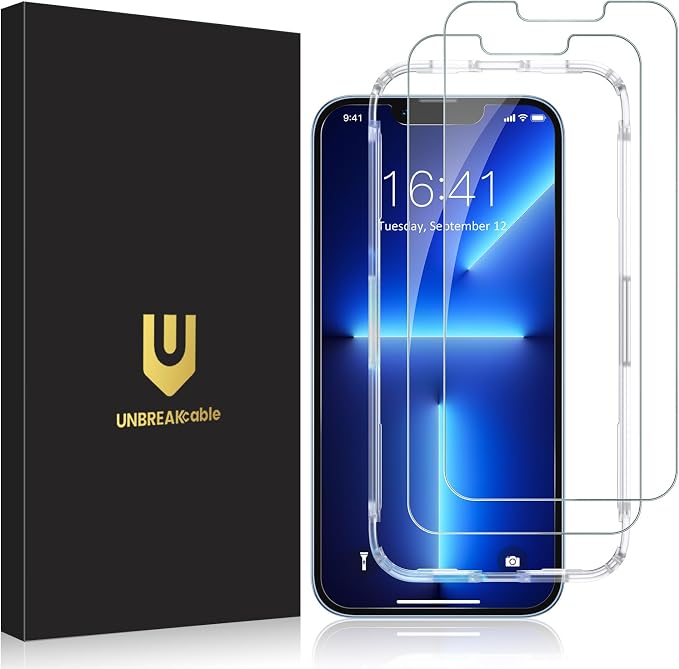 UNBREAKcable Screen Protector for iPhone 16e/iPhone 14/ iPhone 13/13 Pro by UNBREAKcable