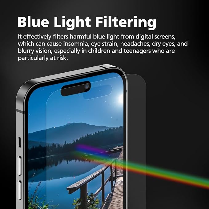 3-Pack Anti-Blue Light Matte Screen Protector - Image 2