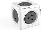 Allocacoc PowerCube Original 5 outlets, Surge Protector Wall Plug Charger by Allocacoc