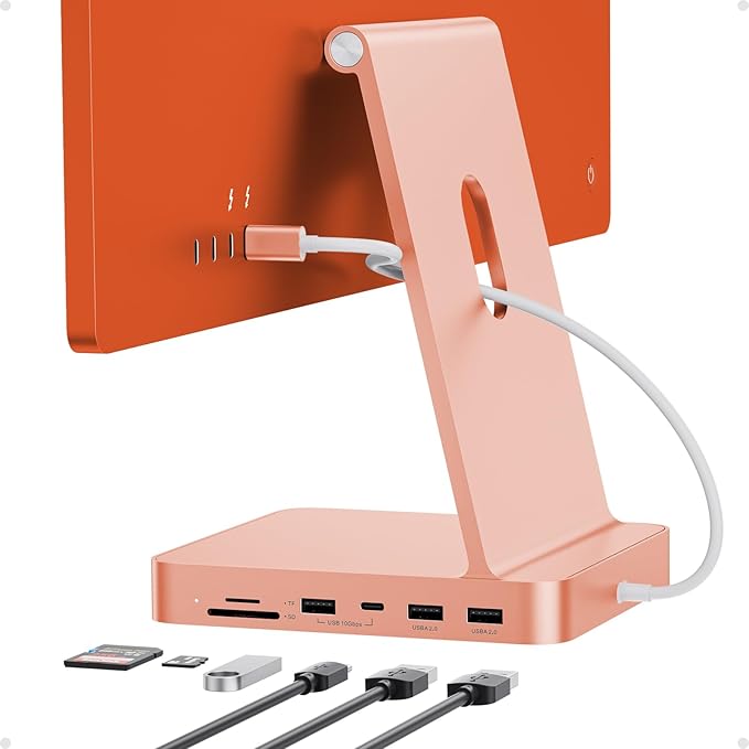 USB C HUB for iMac 24 inch 2021/2023/2024, USB Hub Adapter iMac Accessories for by PULWTOP