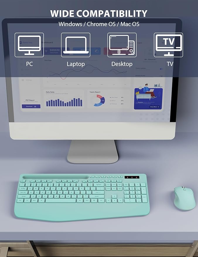 Wireless Keyboard and Mouse Combo - Image 8