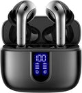 TAGRY Bluetooth Headphones True Wireless Earbuds 60H Playback LED Power Display by TAGRY