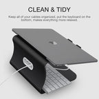 Laptop Stand, Aluminum Notebook Holder Riser Heat-Vent - Image 3