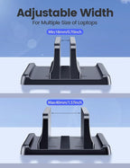 Vaydeer Vertical Laptop Stand Holder Plastic Adjustable Desktop Notebook Dock - Image 7