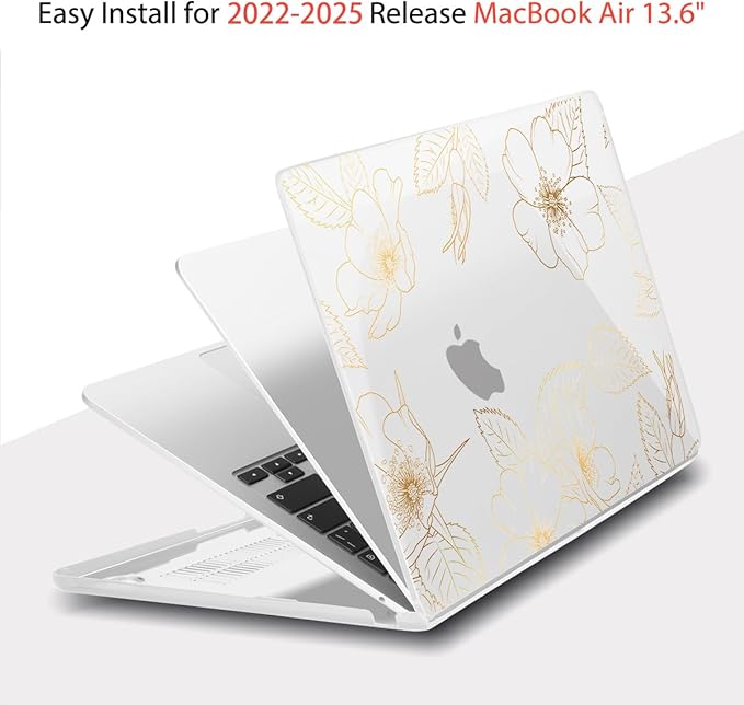 Teryeefi for MacBook Air 13.6 inch Case M4 M3 M2 2022 2023 2024 2025 Model - Image 5