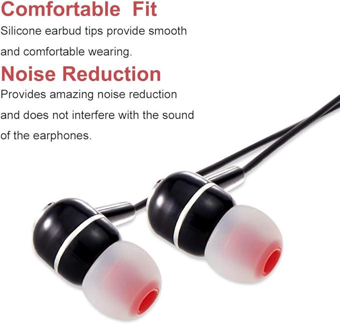 Earbud Tips Soft Silicone Earbuds Replacement Tips Fit - Image 5