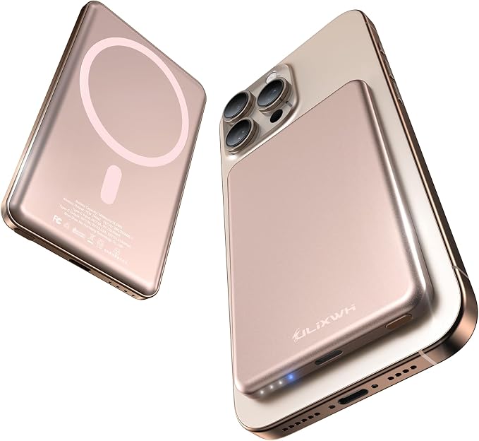 ULiXWH for Magsafe Portable Charger for iPhone, 2025 Upgrade 5000mAh Fast by ULiXWH