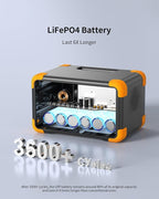 pecron Portable Power Station E300LFP, 288Wh Solar Generator, 2 Up to 600W AC - Image 8