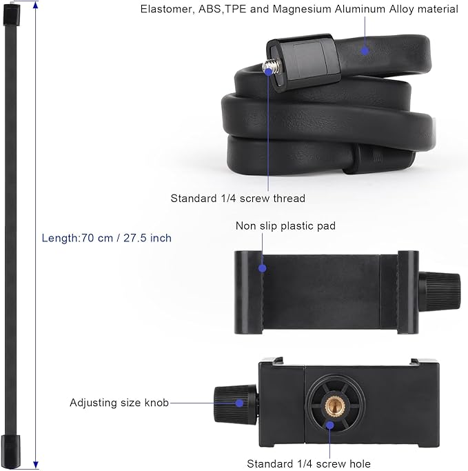 Portable Flexible Cell Phone Holder Stand - Image 3