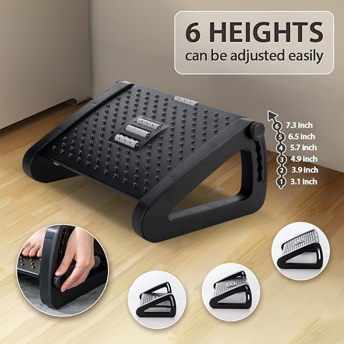 Foot Rest, Six Heights Adjustable Foot Rest - Image 2