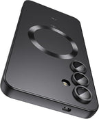 Magnetic for Samsung Galaxy S24 Case Slim Soft Silicone Bumper Shockproof by LEKEVO