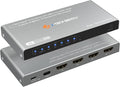 J-Tech Digital 4K 60Hz 4x1 HDMI & USB-C Switch | 3 HDMI + 1 USB-C Input by J-TechDigital