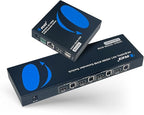 OREI 4x1 KVM 4K HDMI Over Ethernet Extender Switcher Balun Over CAT6/7 Cable by OREI