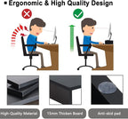 TEAMIX 2 Pack Monitor Stand Riser-20 inch, Keyboard Shelf Organizer Wood - Image 3