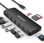 Acodot 9 in 1 USB C to 4K@60HZ HDMI Multiport Adapter, 3 USB 3.0 Ports by Acodot