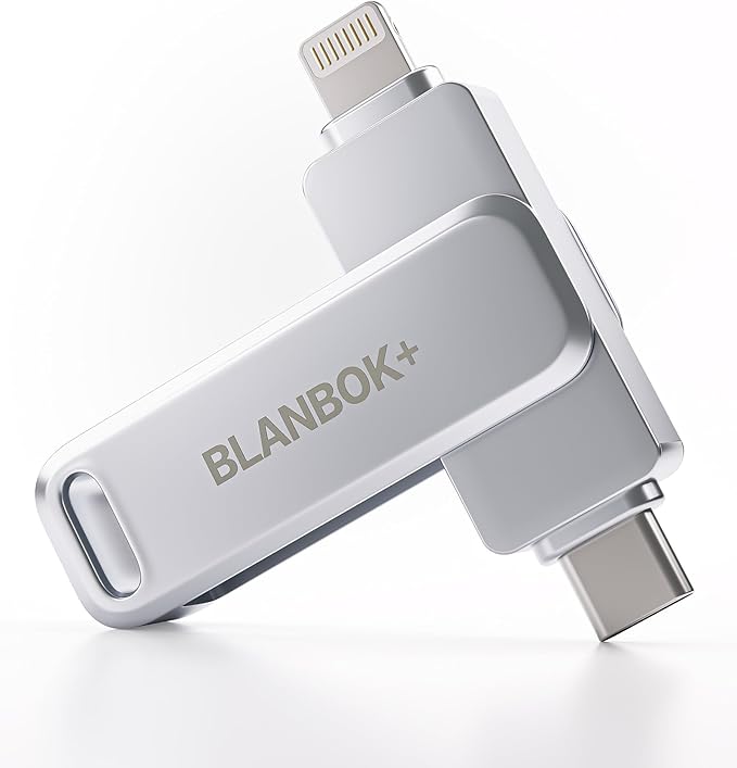 MFi Certified 128GB Flash Drive by BLANBOK
