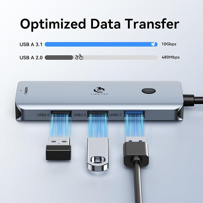 USB C Docking Station Dual Monitor, LIONWEI Laptop USBC Dock Multiport Adapter - Image 7