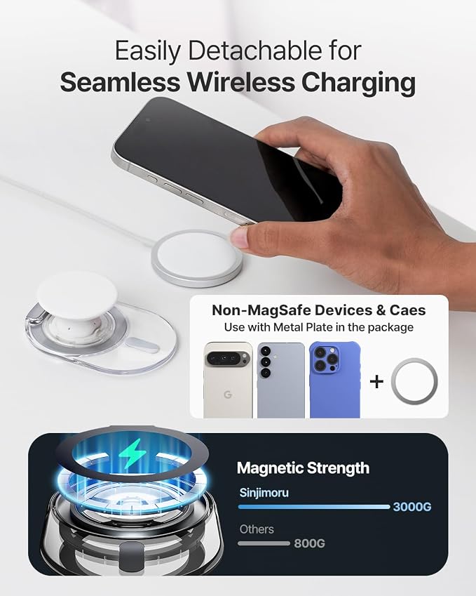 Sinjimoru Phone Grip Stand, Compatible - Image 5