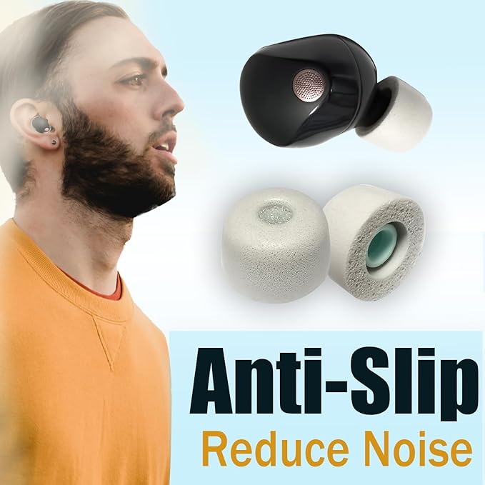 Memory Foam Eartips for Sony WF-1000XM5 Filter Screen Foam Tips for WF-1000XM5 - Image 5