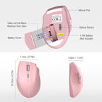 E-YOOSO Wireless Mouse for Laptop, Portable Optical Computer Mouse, 6 Buttons - Image 5