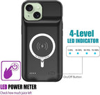 Battery Case for iPhone 15, Upgraded 10000mAh Rechargeable Portable Charging - Image 4