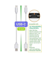 10-Pack Multi Short USB Cables & TypeC-C Cables - Image 4