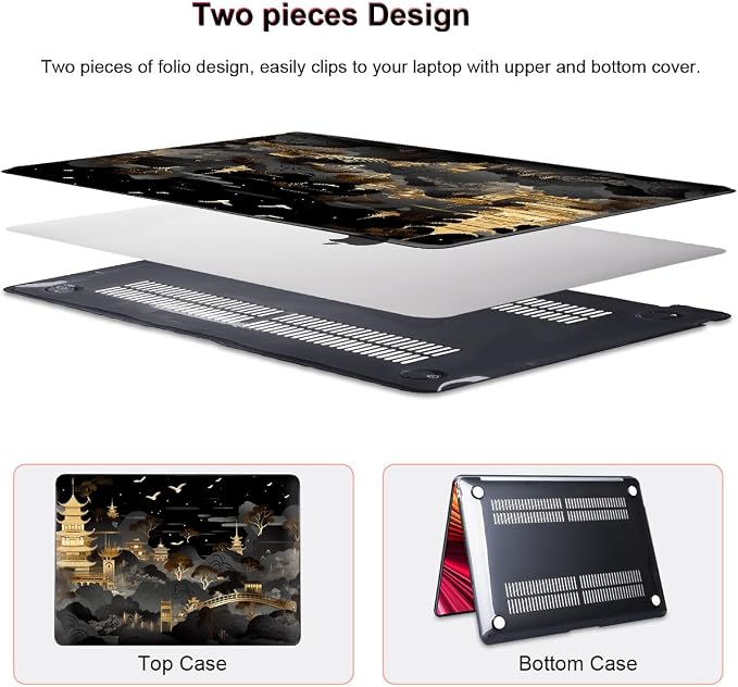 for MacBook Air 13 inch Case 2021 2020 2019 2018 Release A2337 M1 A2179 A1932 - Image 4