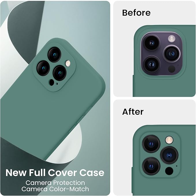FireNova for iPhone 14 Pro Case, Silicone Upgraded Phone Case with, Soft - Image 3