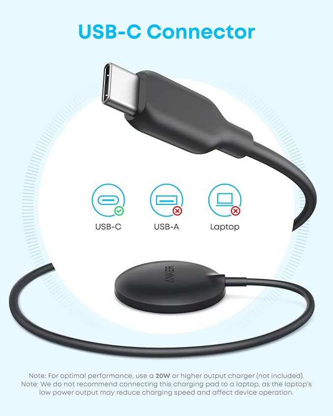 Anker Zolo Magnetic Wireless Charger, Qi2 Certified 15W MagSafe-Compatible - Image 7