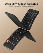 ProtoArc Ergonomic Foldable Keyboard, XK03 Split Folding Travel Bluetooth - Image 4