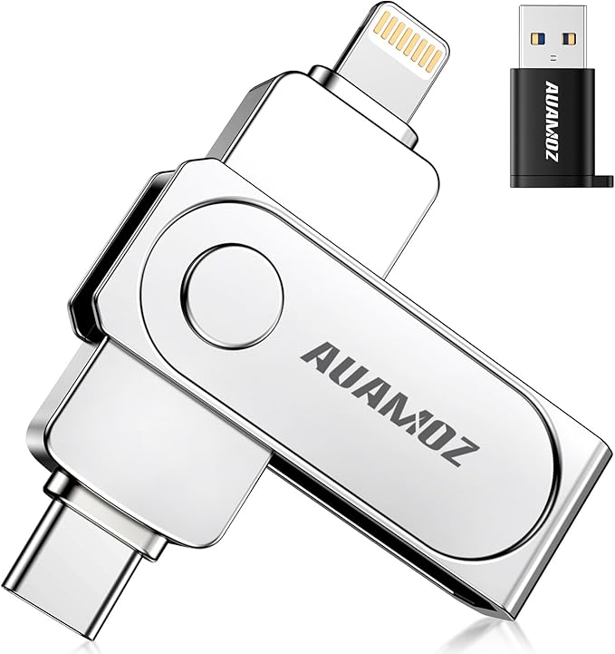 512GB Flash Drive Intended for iPhone, Memory Stick Storage Files Photos Videos by AUAMOZ