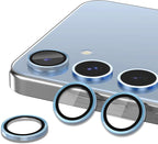 for Samsung Galaxy S24 FE Camera Lens Protector, Individual Metal Ring Tempered - Image 2