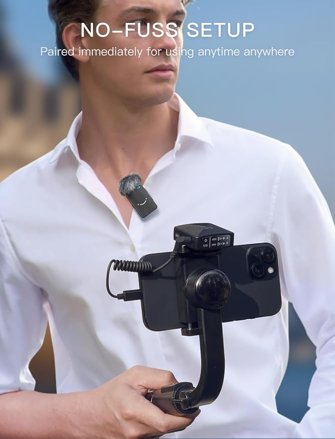 FIFINE Wireless Lavalier Microphone - Image 4