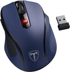 Wireless Mouse, D-09 Computer Mouse USB Cordless Mice by HOTWEEMS