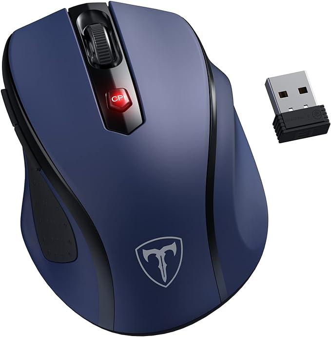 Wireless Mouse, D-09 Computer Mouse USB Cordless Mice by HOTWEEMS