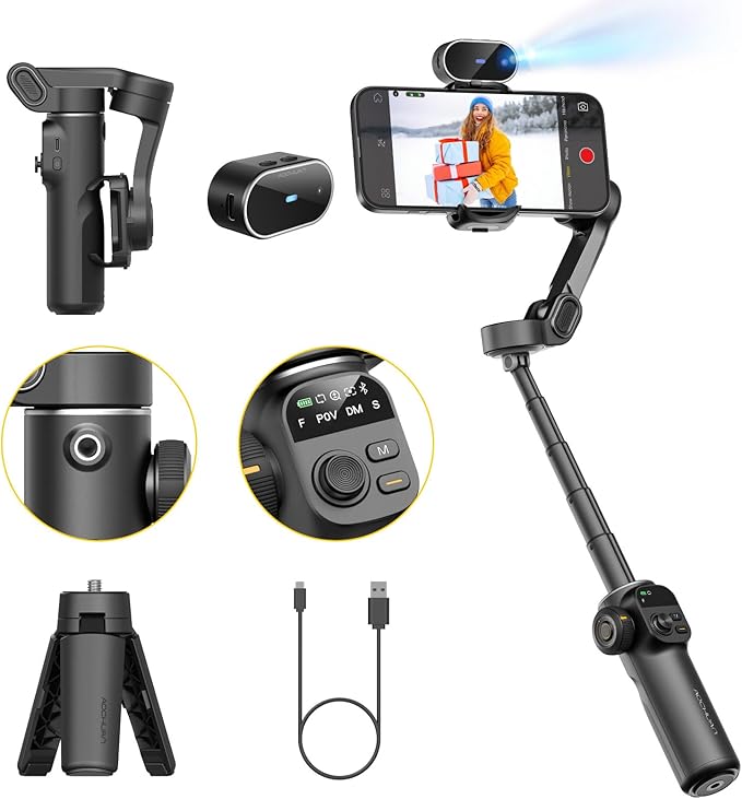 Gimbal Stabilizer for iPhone by AOCHUAN