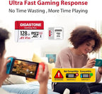 GIGASTONE Micro SD Card 128GB 5-Pack, Gaming Plus, MicroSDXC Memory Card - Image 5