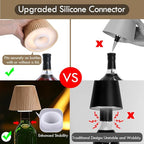 WILIT 2 Pack Wireless Bottle Lamp Shades - Image 2