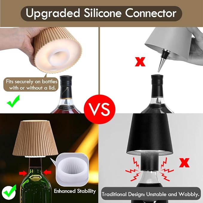 WILIT Wireless Bottle Lamp Shades - Image 2