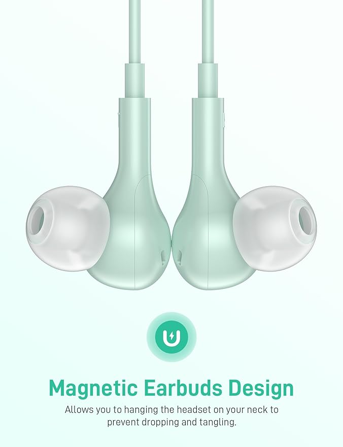 iMangoo for Apple MFi-Certified Headphones for Lightning Wired Earbuds Magnetic - Image 6