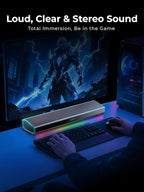 havit Computer Speakers for Desktop PC, HiFi Stereo, Poratble Bluetooth Speaker - Image 3