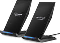 Fast Wireless Charger, NANAMI Qi Certified Wireless Charging Stand Compatible by NANAMI