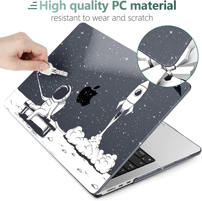 MEEgoodo Case for M4/M3/M2 MacBook Air 13.6 inch Case 2025 2024 2022, Fit Model - Image 4