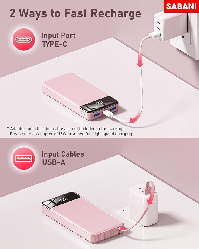 SABANI Portable Charger 35000mAh Power Bank - Image 6